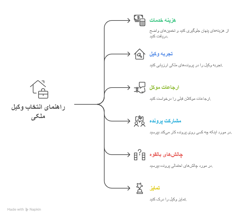 راهنمای انتخاب وکیل ملکی