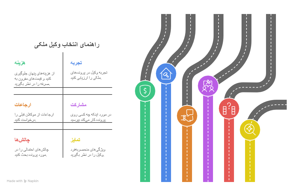 راهنمای انتخاب وکیل ملکی
